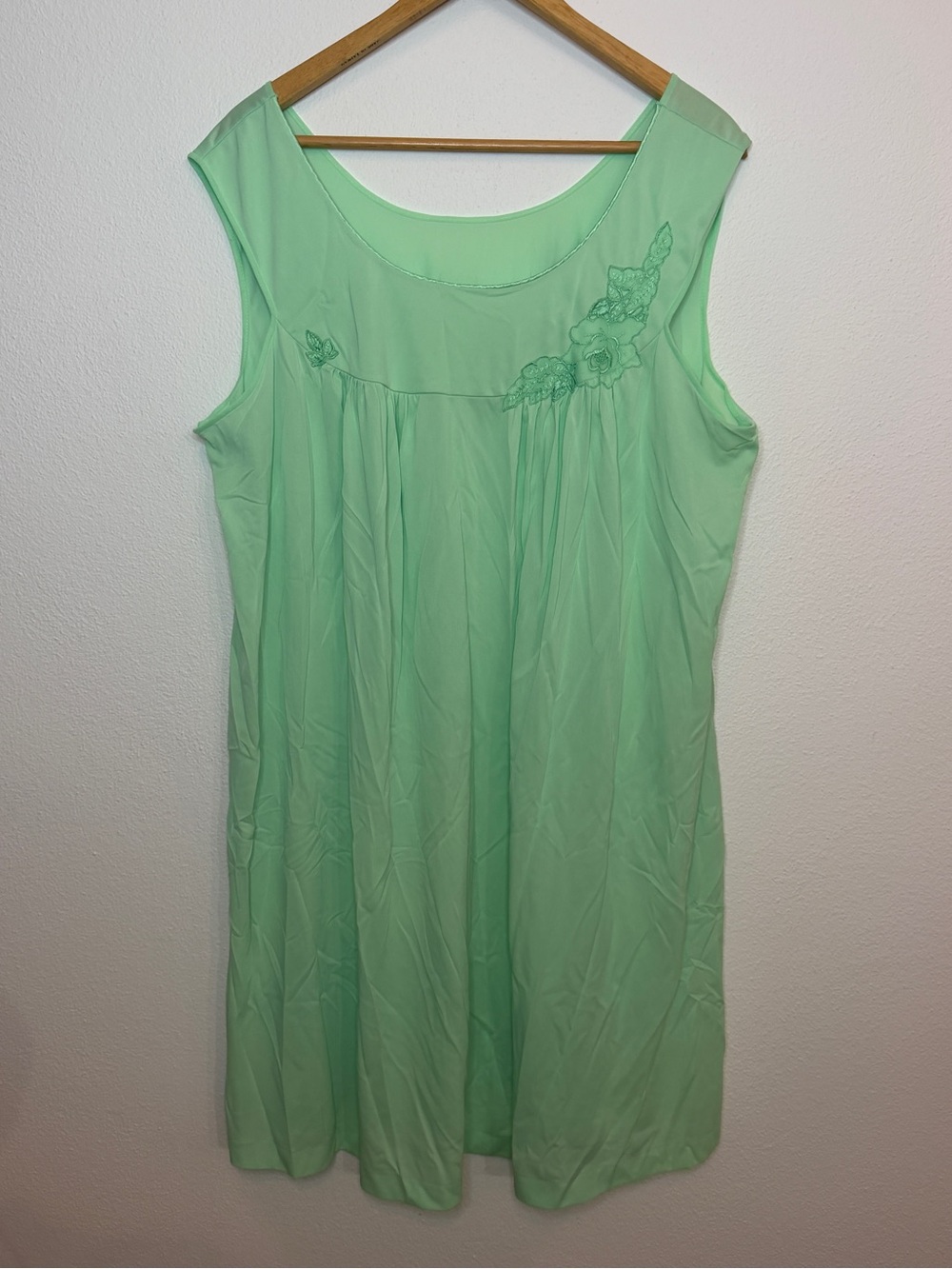 Vintage Lorraine Nightgown Mint Green Women’s XL